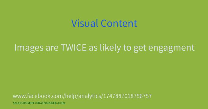 facebook visual content gets twice the engagement