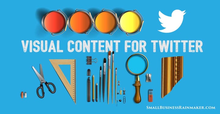 how to use visual content twitter