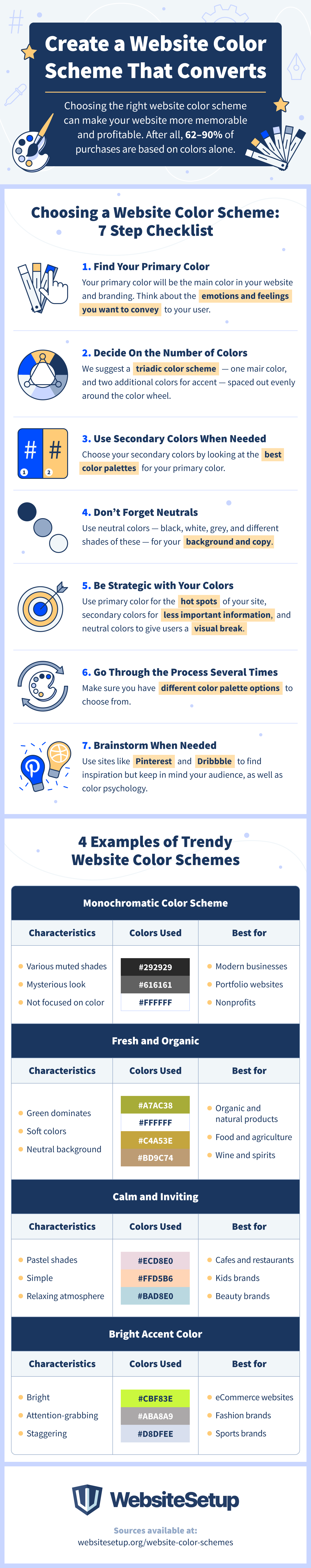 pick the best website color scheme