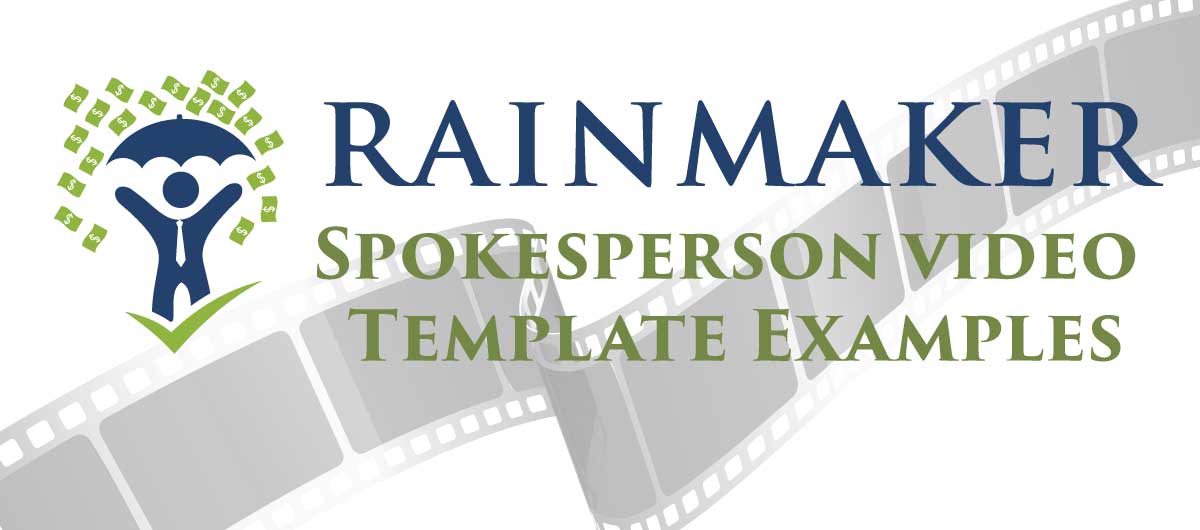 spokesperson video template examples