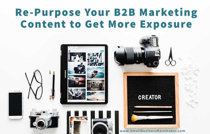 repurpose B2B content for more exposure