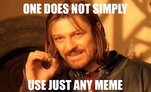 using memes in blog posts